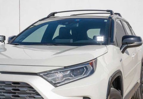 Cali Raised 2019+ Rav4 Ditch Mount Kit -Amber Led Pods/Toyota OEM SQ Style Ditch Lights