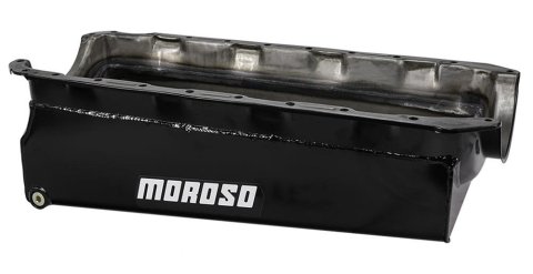 Moroso Chevrolet Big Block Gen IV Wet Sump 7qt 7.75in Steel Oil Pan