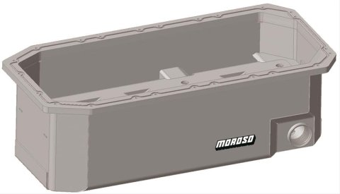 Moroso AJPE TFX 96/TFX 2000/TFX 2002 Dragster Wet Sump 7in Aluminum Oil Pan