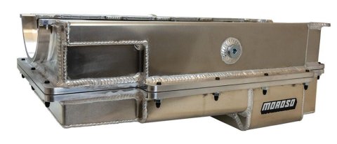 Moroso Chevrolet Big Block Mark IV (w/Double Power Kick Outs) Wet Sump 6-7qt 8in Aluminum Oil Pan