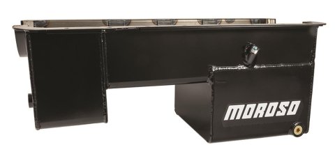Moroso Ford 289-302 (w/Rear Sump & Billet End Seals) Deep Wet Sump 7qt 9in Steel Oil Pan