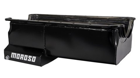 Moroso Ford 429-460 (w/Rear Sump) Wet Sump 7qt 8.5in Steel Oil Pan