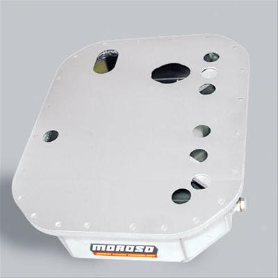 Moroso Mazda 13B Rotary (w/Rear Sump) Drag Race Baffled Wet Sump 6.25qt 4in Aluminum Oil Pan