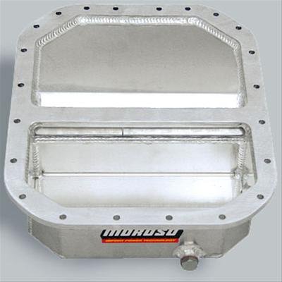 Moroso Mazda 13B Rotary (w/Front Sump) Drag Race Baffled Wet Sump 6.25qt 4in Aluminum Oil Pan