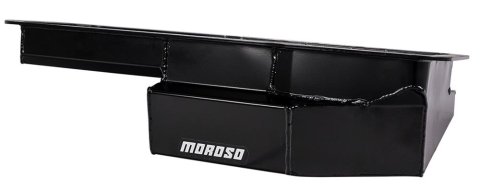 Moroso Datsun/Nissan L24/L26/L28 Road Race Baffled Wet Sump 7qt 6.25in Steel Oil Pan