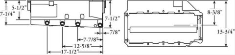 Moroso Chevrolet Big Block Mark IV (w/Four Pick Ups) Drag Race Dry Sump 7.5in Aluminum Oil Pan