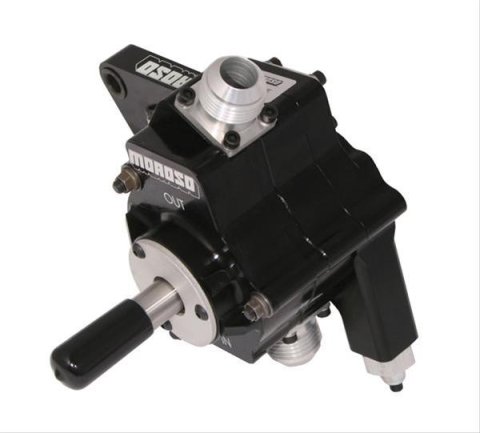 Moroso Black Series Single Stage External Oil Pump - Left Side - .875in Pressure