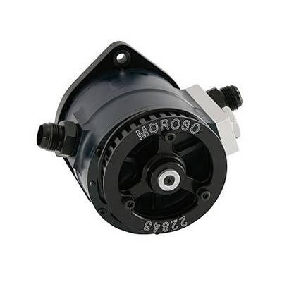 Moroso Large Style 4 Vane Vacuum Pump w/Adjustable Mounting Bracket