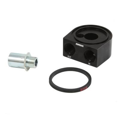 Moroso Universal Oil Filter Adapter - Sandwich - Oil Cooler - 20mm-1.5in Thread & 2-5/8in O-Ring