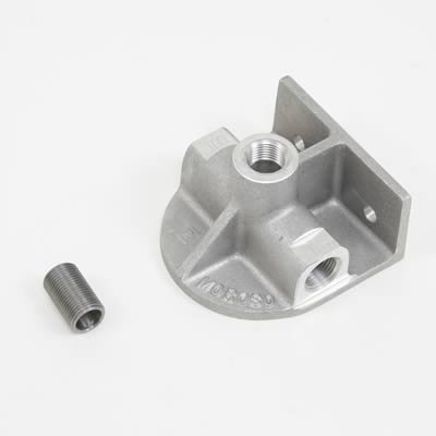 Moroso Ford/Chrysler V8 Oil Filter Adapter - Remote Mount - 3/4in-16 Thread
