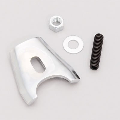 Moroso Chevrolet V8/90 Degree V6 Distributor Hold Down Clamp - Clear Zinc Steel