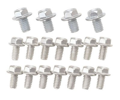 Moroso Chevrolet Small Block/Oldsmobile Self Locking Oil Pan Bolts - Set of 18