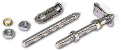 Moroso Quick Release Hood Pin Set - 3/8in Diameter - 2 Pack