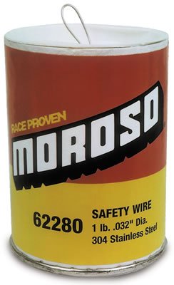 Moroso Safety Wire - Stainless Steel - 1lb Can