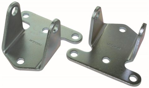 Moroso Chevrolet Big Block/Small Block Motor Mounts - 2-1/8in x 2-3/8in x 3/16in - Steel - 2 Pack