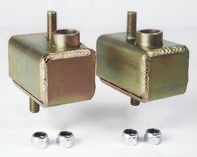 Moroso 79-83 Ford 5.0L Mustang Motor Mounts - 3/16in - Grade 8 Studs - Steel - 2 Pack