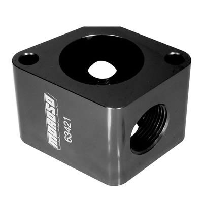 Moroso Filler Neck Manifold Housing (Use w/Part No 63460/63461/63465/63466) - Aluminum