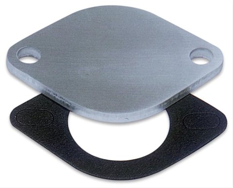 Moroso Chevrolet V8/90 Degree V6 Waterneck Block-Off Plate - 1/2in - Aluminum