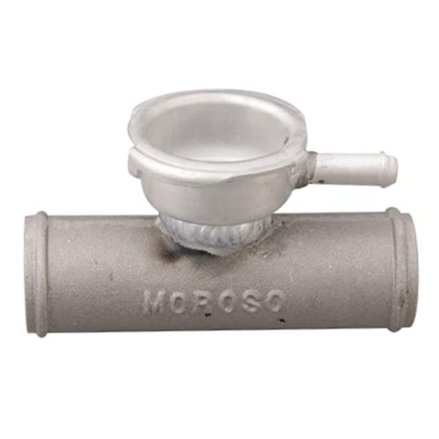 Moroso Radiator Hose Filler - 1-1/4in Hose to 1-1/4in Hose - Cast Aluminum