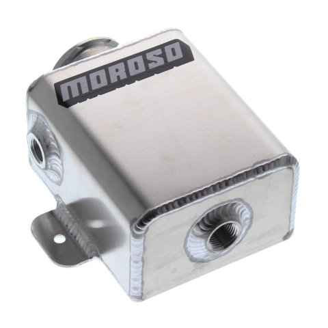 Moroso Universal Coolant Expansion Tank - Billet Filler Neck - 1.25qt