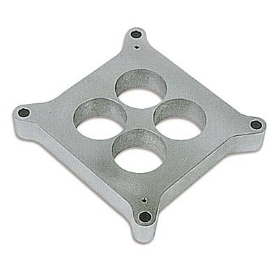 Moroso 4150/4160 Carburetor Spacer - 4 Hole Plenum - 1in - Billet Aluminum