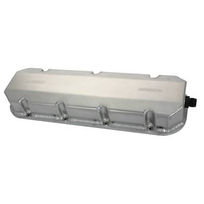 Moroso Chevrolet Big Block (w/Symmetrical Port/Stock Heads) Valve Cover -12An Fitting - Alum - Pair