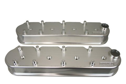 Moroso GM LS Valve Cover - 2.5in - w/Coil Mounts - COPO Breathers on Each Cover - Billet Alum - Pair