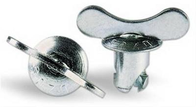 Moroso Quick Fastener - Butterfly Head - 7/16in x .450in - Steel - 10 Pack