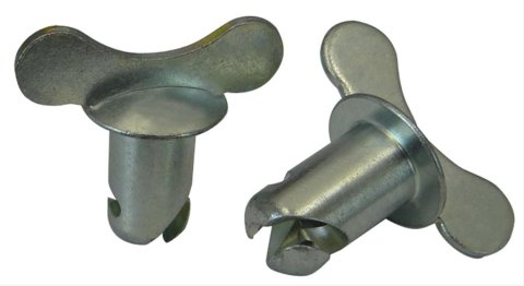 Moroso Quick Fastener - Butterfly Head - 7/16in x.550in - Steel - 10 Pack