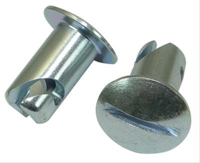 Moroso Quick Fastener - Oval Head - 5/16in x .450in - Steel - 10 Pack