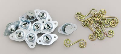 Moroso Quick Fastener - Self Ejecting - 5/16in x .450in - Steel - 10 Pack