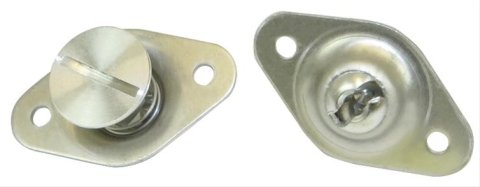 Moroso Quick Fastener - Self Ejecting - 5/16in x .500in - Aluminum - 10 Pack