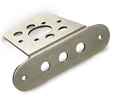 Moroso Quick Fastener Mounting Bracket - 5/16in - Bent at 90 Degree - Steel - 10 Pack