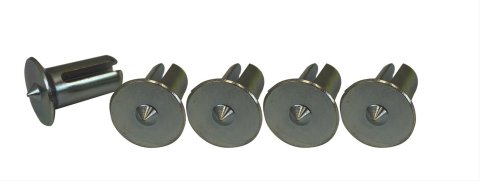 Moroso Quick Fastener Transfer Stud Punch Kit - 7/16in Buttons - 5 Pack