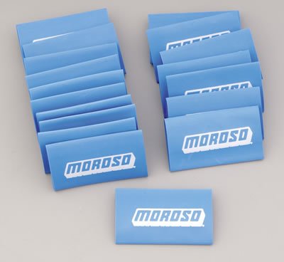 Moroso Spark Plug Shrink Sleeves - Blue - 18 Pack