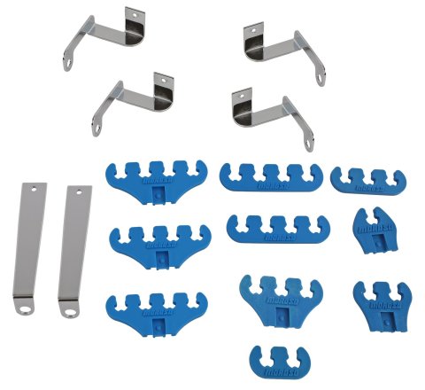 Moroso Ford Small Block Ignition Wire Loom Kit - 7-9mm - Blue