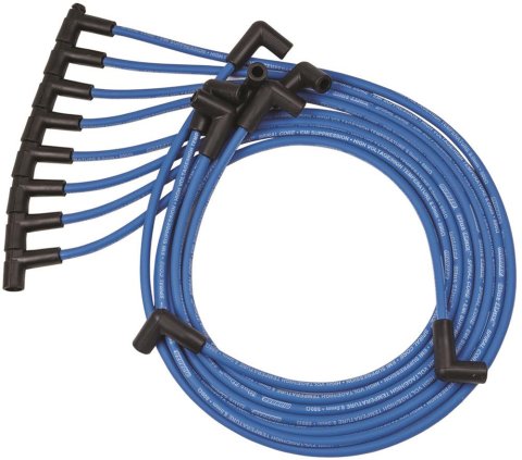 Moroso Custom Ignition Wire Set - Blue Max - Spiral Core