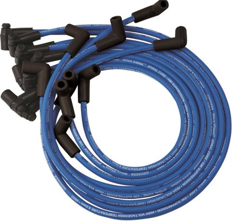 Moroso Custom Ignition Wire Set - Blue Max - Spiral Core