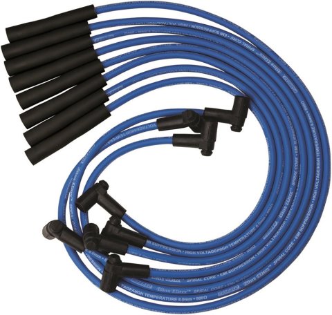Moroso Custom Ignition Wire Set - Blue Max - Spiral Core