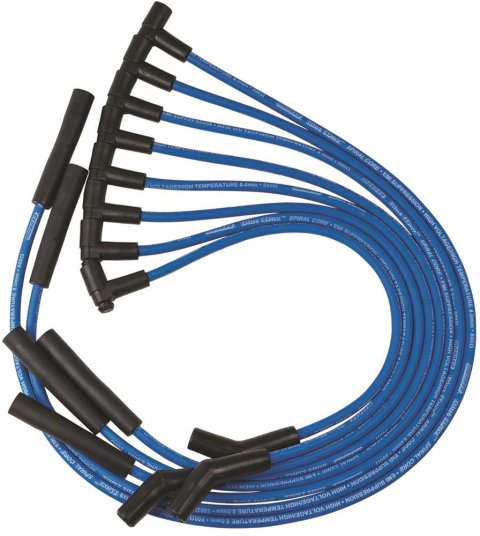 Moroso Custom Ignition Wire Set - Blue Max - Spiral Core