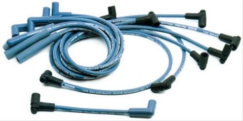 Moroso Custom Ignition Wire Set - Blue Max - Spiral Core - Colored High Temp Wire Separators - Red