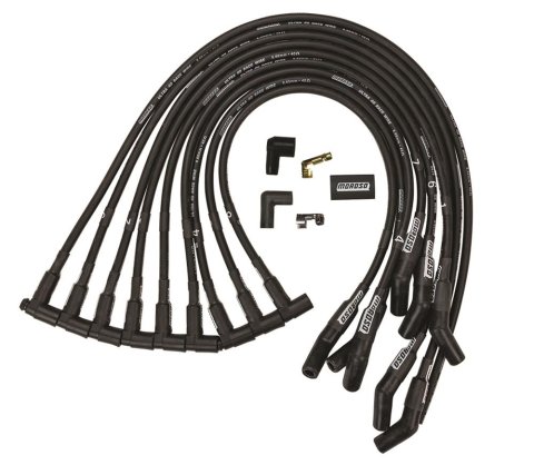 Moroso Chevrolet Small Block Ignition Wire Set - Ultra 40 - Unsleeved - HEI - 135 Degree - Black