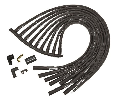 Moroso Chevrolet Big Block Ignition Wire Set - Ultra 40 - Sleeved - HEI - Straight - Black