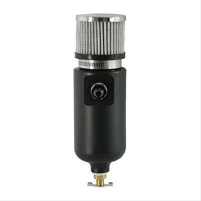 Moroso Breather Tank/Catch Can -10An Male Inlet - Black Polyethylene