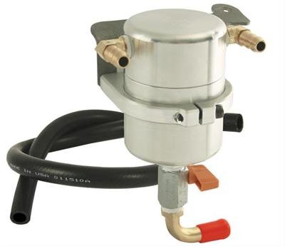 Moroso 07-14 Ford Mustang Shelby GT500 Air/Oil Separator Catch Can - Billet Aluminum