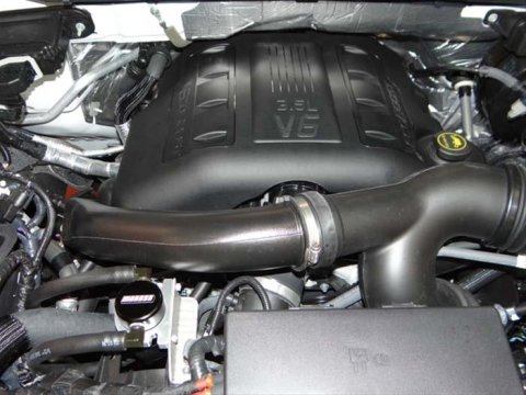 Moroso 11-14 Ford F-150 EcoBoost/5.0L Air/Oil Separator Catch Can - Small Body - Billet Aluminum
