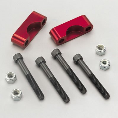 Moroso 65-82 GM 12 Bolt (w/Straps) U-Joint Girdle - Red Anodized - Set