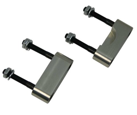 Moroso Chrysler (w/8.75in Ring Gear) U-Joint Girdle - Silver Anodized - Set