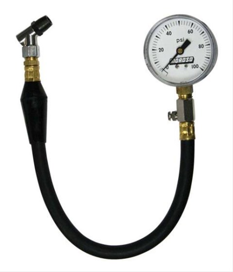 Moroso Tire Pressure Gauge 0-100psi - 4in Display - 1/2 Percent Accuracy