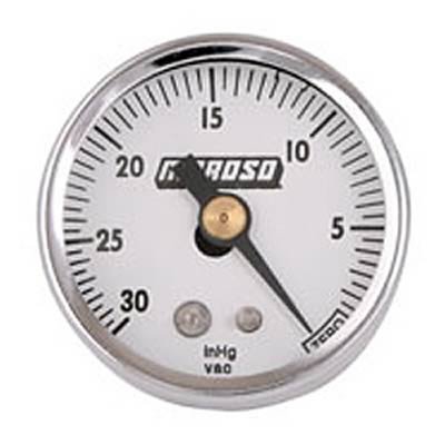 Moroso Vacuum Gauge - 0-30in Hg - 1.5in Diameter